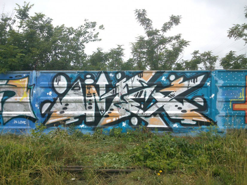 Graffiti Wall in Budapest - Photo by Chromezone (2013)