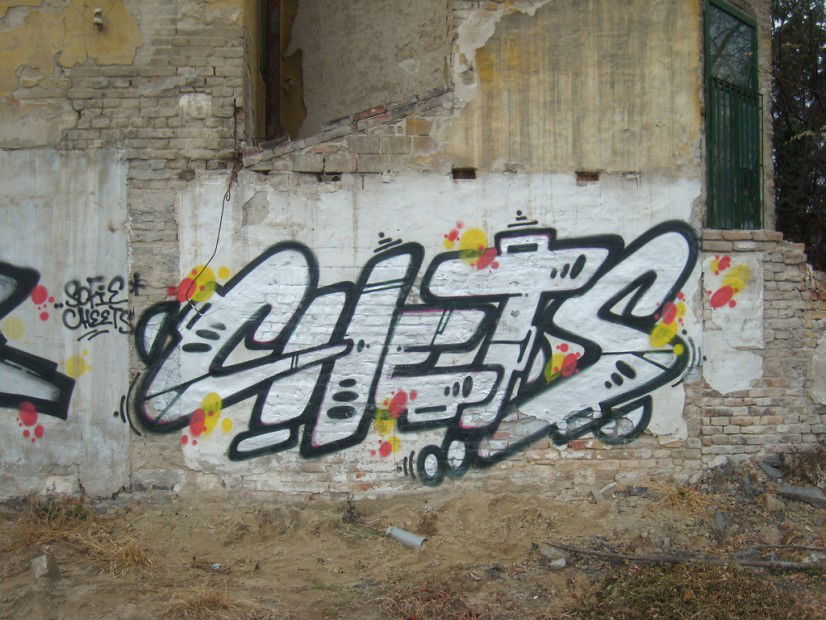 Graffiti Bombing in Budapest - Photo by Chromezone (2012)