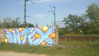 Graffiti Wall in Dunakeszi - Photo by Chromezone (2013)