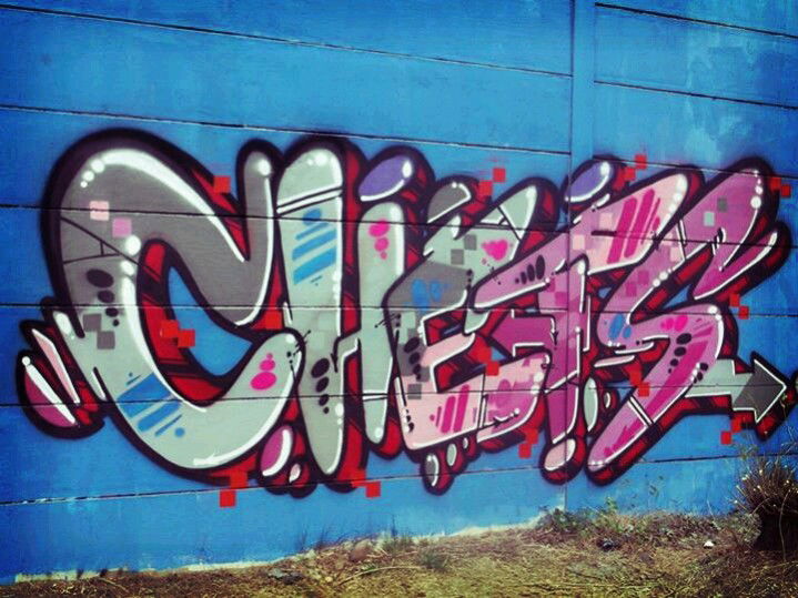 Graffiti Wall in Budapest - Photo by Chromezone (2013)