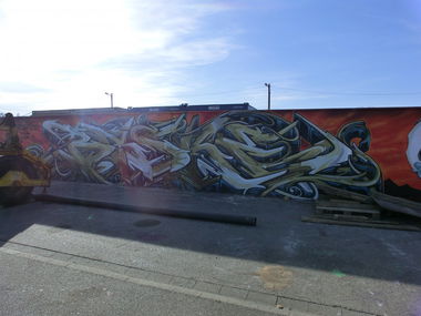 Graffiti Wall in Karlsruhe - Photo by Chvbaka (2014)