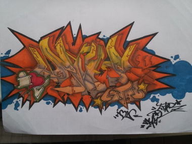 Graffiti Sketch - Photo by Citad - for, my, girlfriend(may)