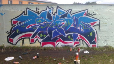 Graffiti Wall in Cottbus - Photo by Citad