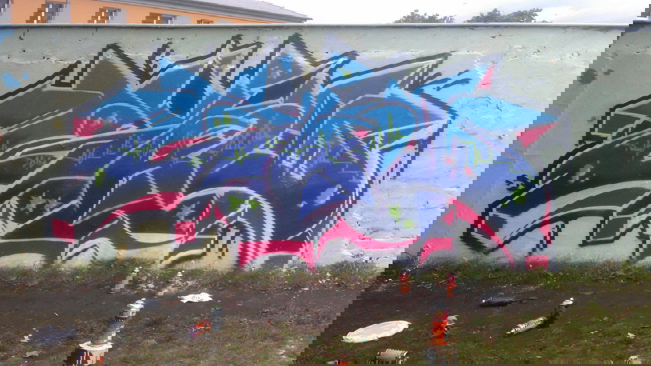 Graffiti Wall in Cottbus - Photo by Citad