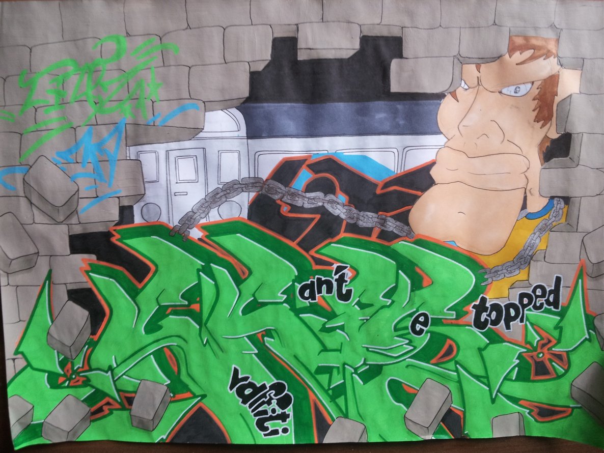 Graffiti Sketch - Photo by Citad (2014)