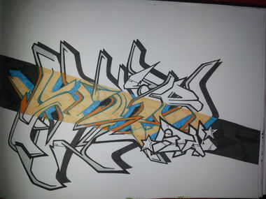 Graffiti Sketch - Photo by Citad - Citad, Smir_Sek, Exchange (2014)