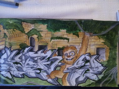 Graffiti Sketch - Photo by Citad - Citad, Kers, Exchange (2014)