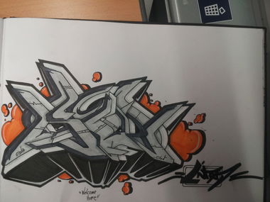Graffiti Sketch - Photo by Citad (2014)