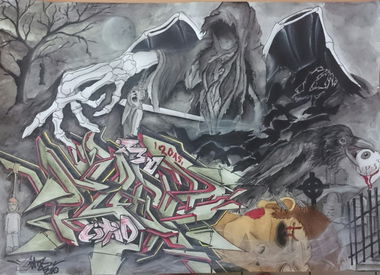 Graffiti Sketch - Photo by Citad (2015)