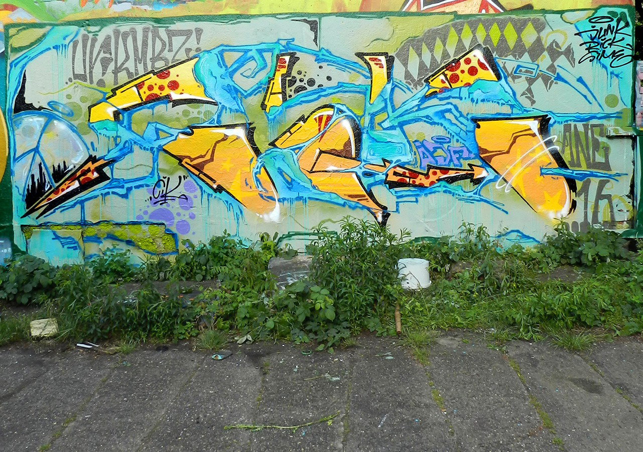 Graffiti Wall - Photo by CityImKopp - Dresden (2016)