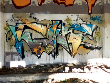 Graffiti Wall - Photo by CityImKopp - dresden, cik, kmbs (2014)