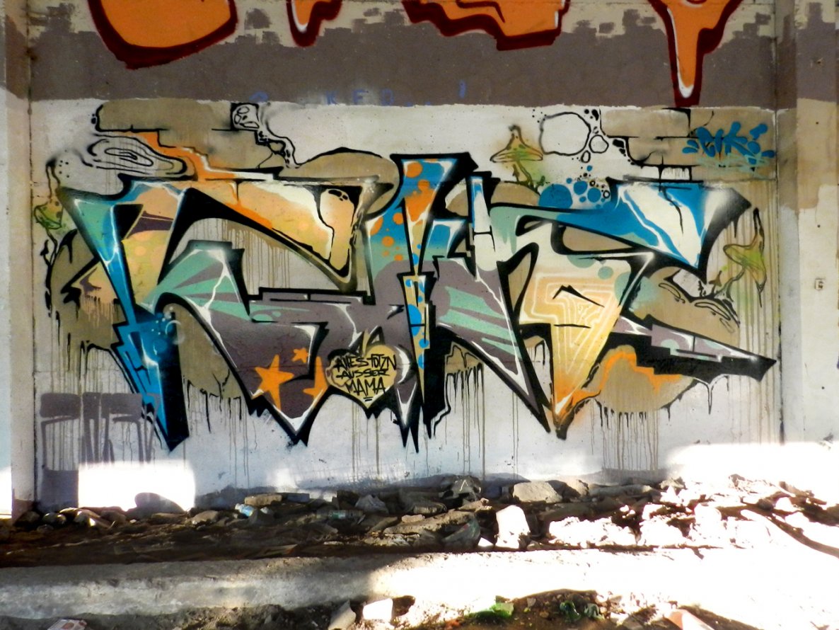 Graffiti Wall - Photo by CityImKopp - dresden, cik, kmbs (2014)