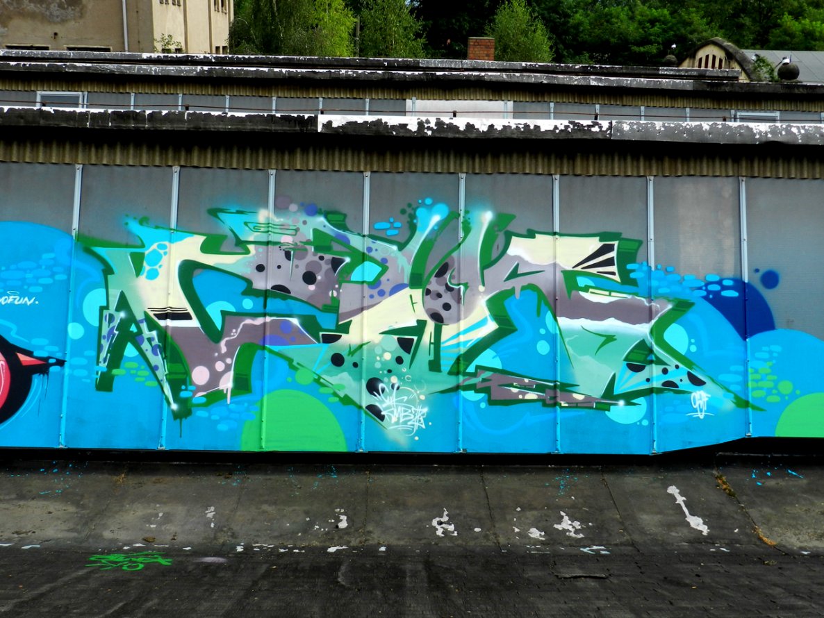 Graffiti Wall - Photo by CityImKopp - CIK;KMBS (2014)