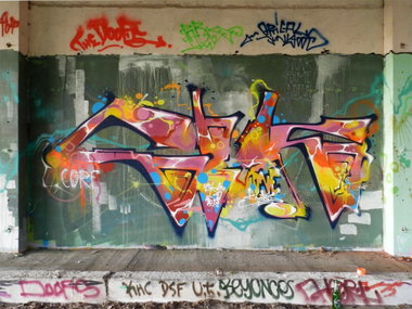 Graffiti Wall - Photo by CityImKopp - CIK, KMBS, UR