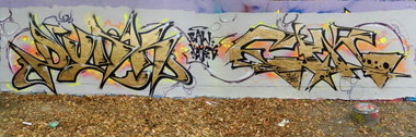 Graffiti Wall - Photo by CityImKopp - Dunk, cik, baw (2014)