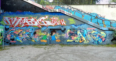 Graffiti Wall - Photo by CityImKopp - cik, sanc, kmbs (2014)