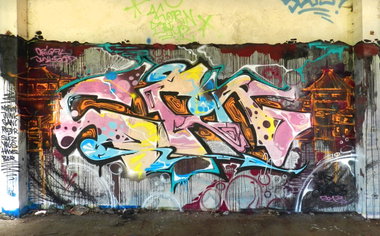 Graffiti Wall - Photo by CityImKopp - cik, optical, junkfood (2013)