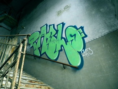 Graffiti Wall - Photo by CityImKopp - Pablo, Dresden (2013)