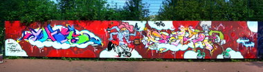 Graffiti Wall - Photo by CityImKopp - hmas, und, cik (2010)