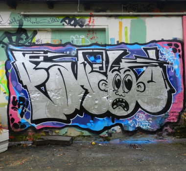 Graffiti Wall in Dresden - Photo by CityImKopp - pablo, ur, dresden (2014)