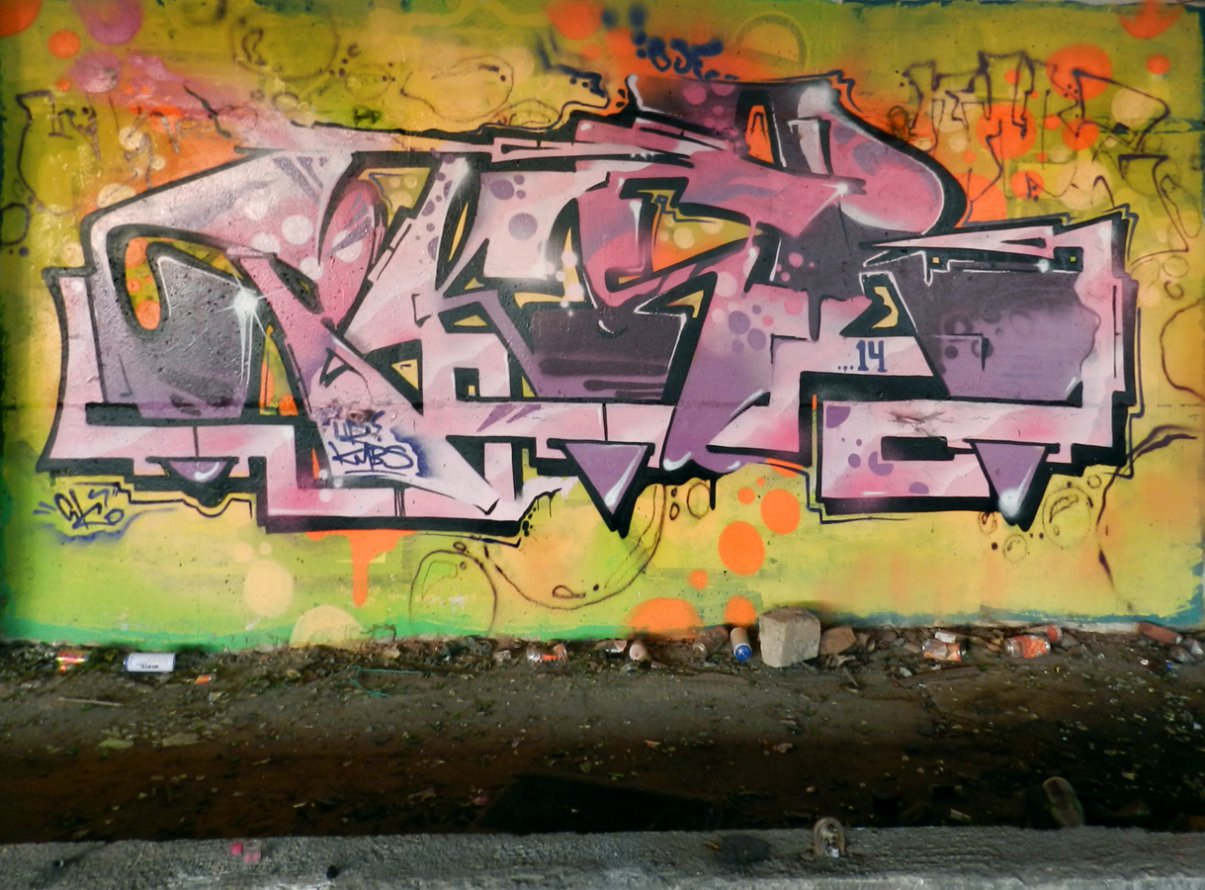 Graffiti Wall - Photo by CityImKopp - cik, kmbs, UR (2014)