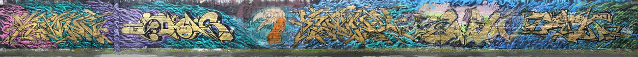 Graffiti Wall - Photo by CityImKopp - clone, hmas, zasu (2014)