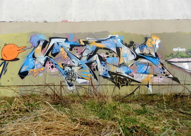 Graffiti Wall - Photo by CityImKopp - kieps, kmbs, ur (2014)