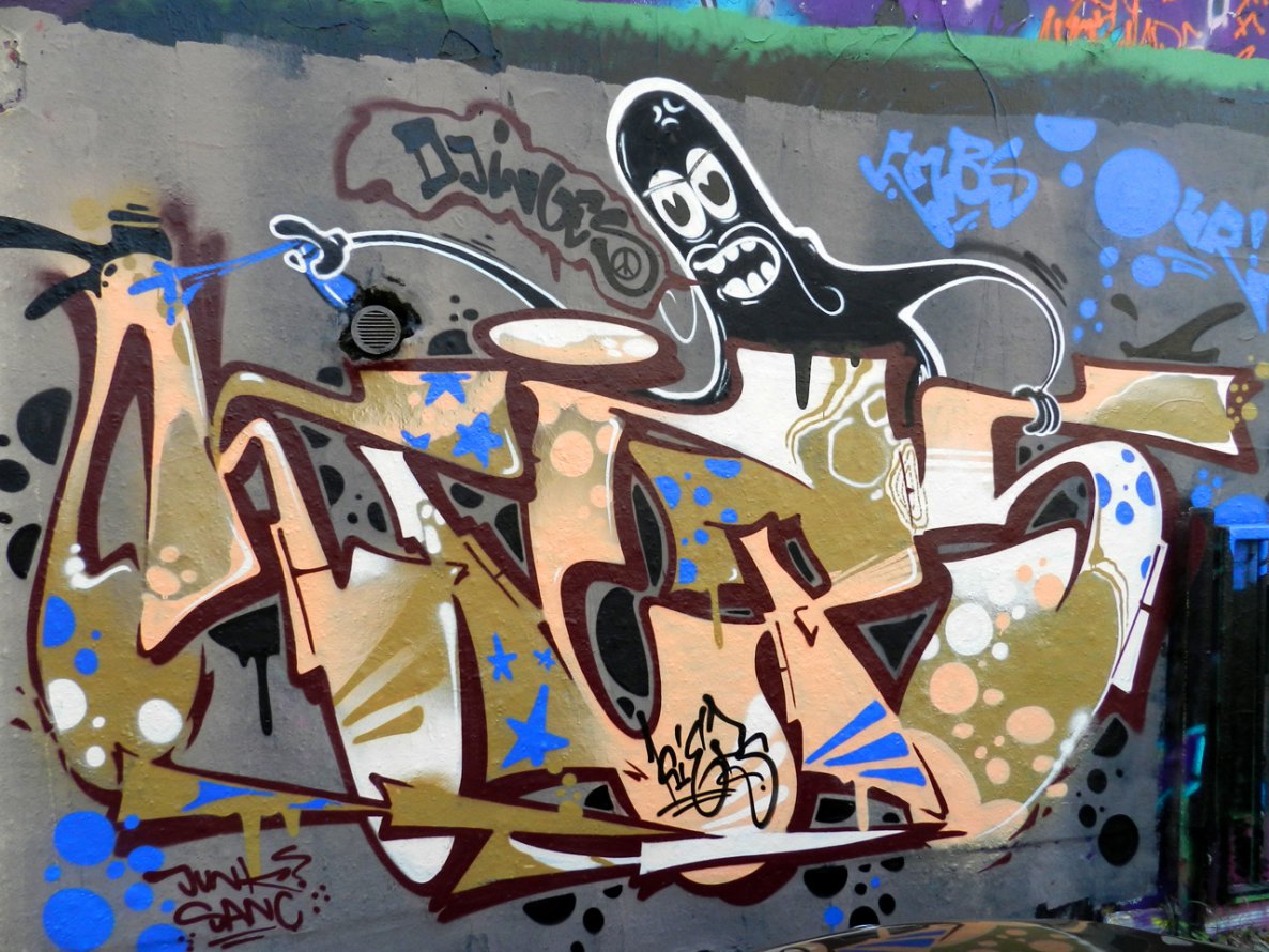 Graffiti Wall - Photo by CityImKopp - Kieps, KMBS, UR (2014)