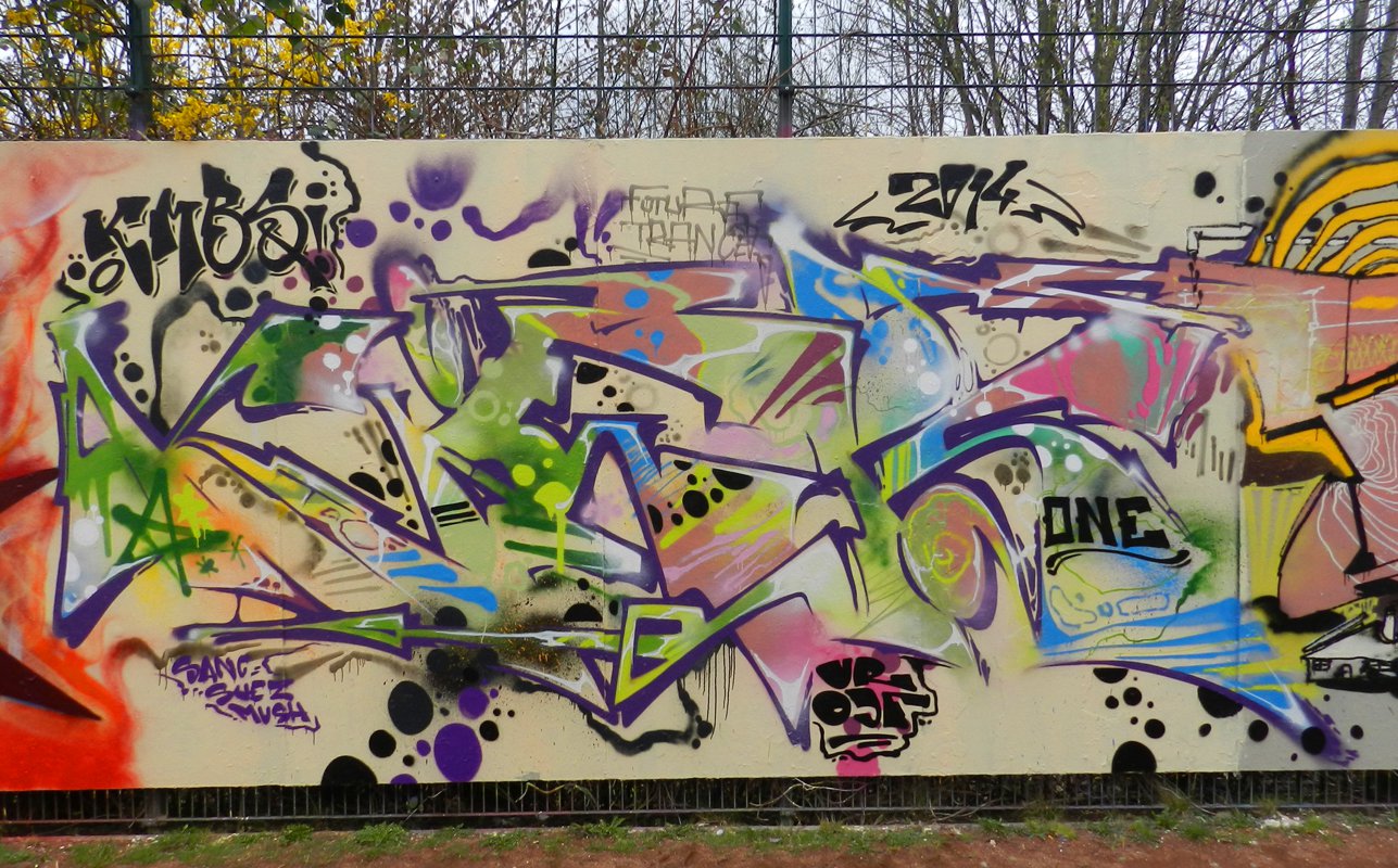 Graffiti Wall - Photo by CityImKopp - kieps, ur, kmbs (2014)