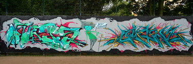 Graffiti Wall - Photo by CityImKopp - kieps, clone, optical (2014)