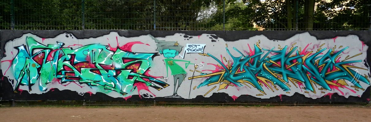 Graffiti Wall - Photo by CityImKopp - kieps, clone, optical (2014)