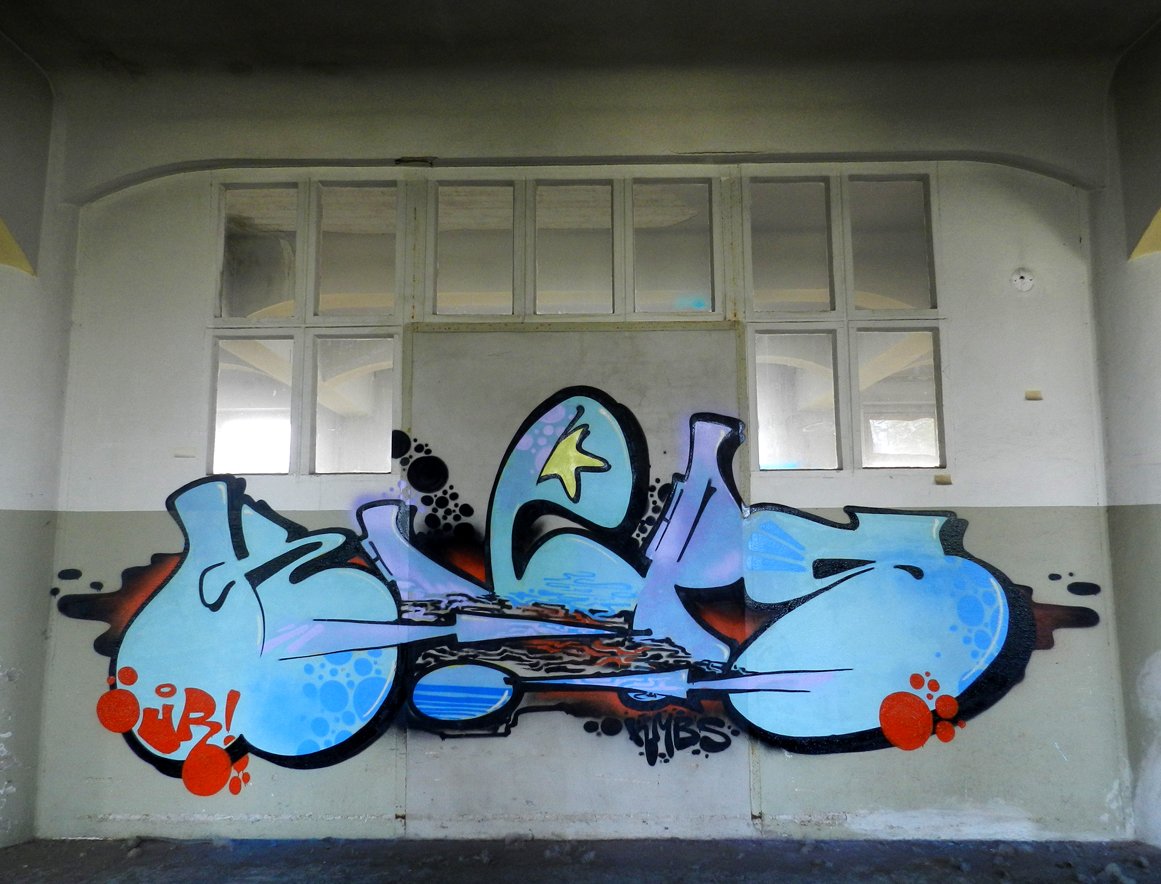 Graffiti Wall - Photo by CityImKopp - Kieps, UR, Crew (2014)