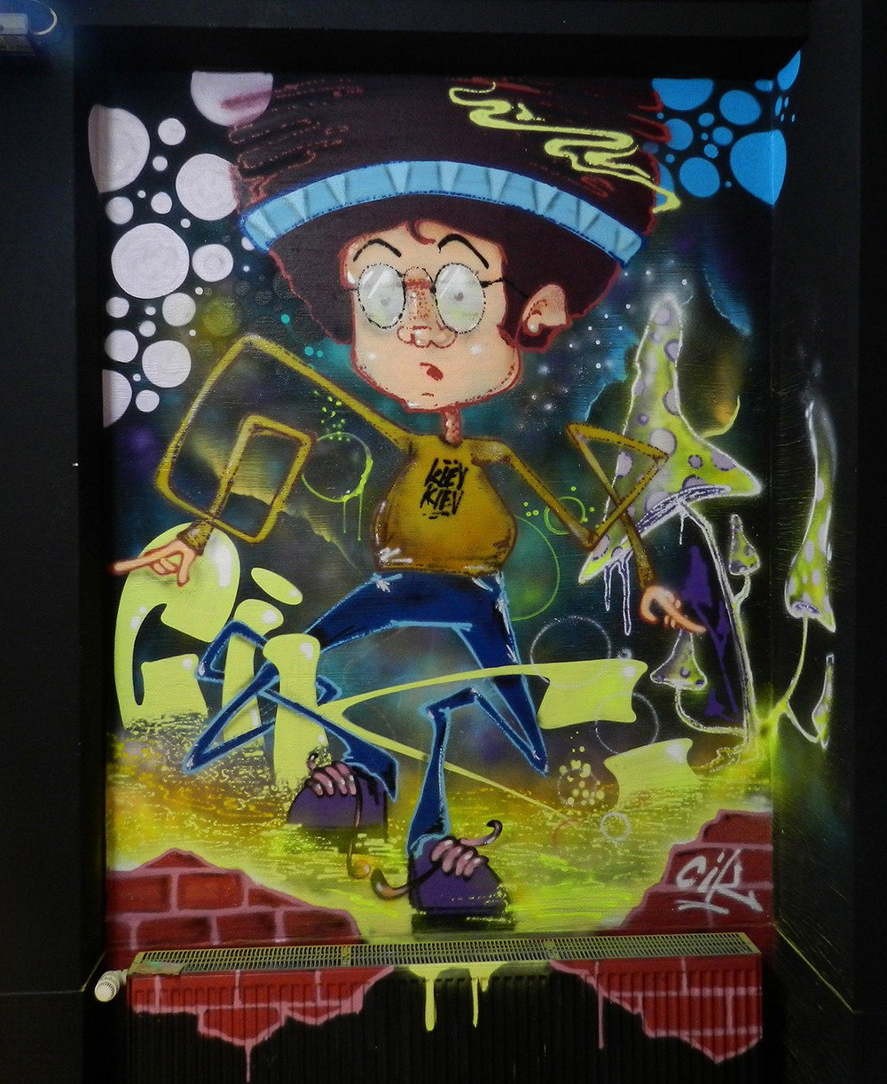 Graffiti Wall - Photo by CityImKopp - klevklev, cik, Dresden (2016)