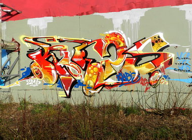 Graffiti Wall - Photo by CityImKopp - kieps, dresden (2016)