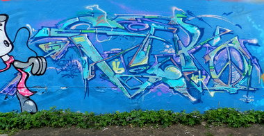 Graffiti Wall - Photo by CityImKopp - Dresden (2016)