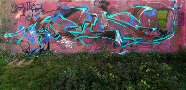 Graffiti Wall - Photo by CityImKopp - cik, kmbs (2014)