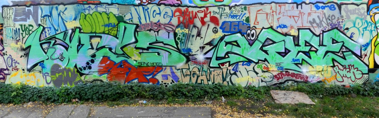 Graffiti Wall - Photo by CityImKopp - kieps, OGEE, Dresden (2014)
