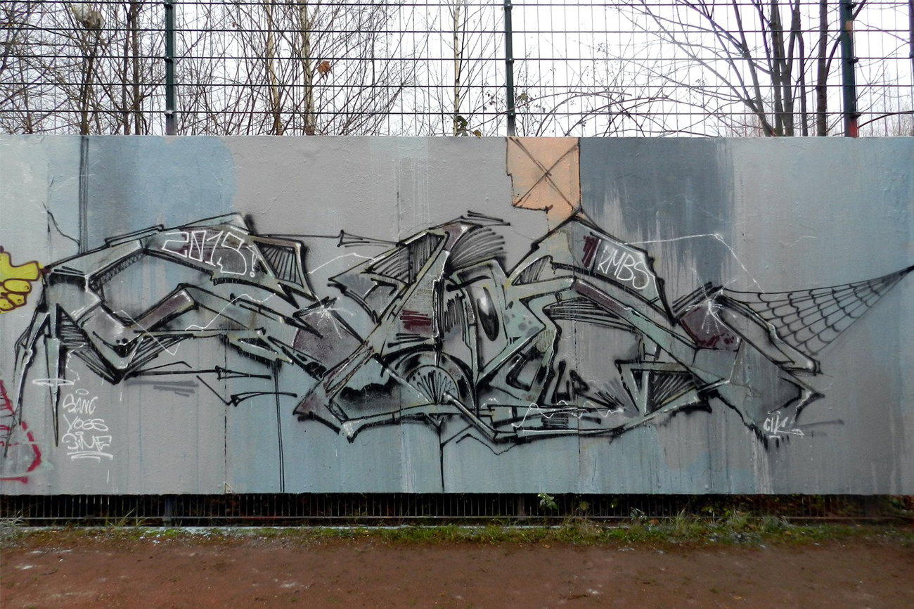 Graffiti Wall - Photo by CityImKopp - Dresden (2015)