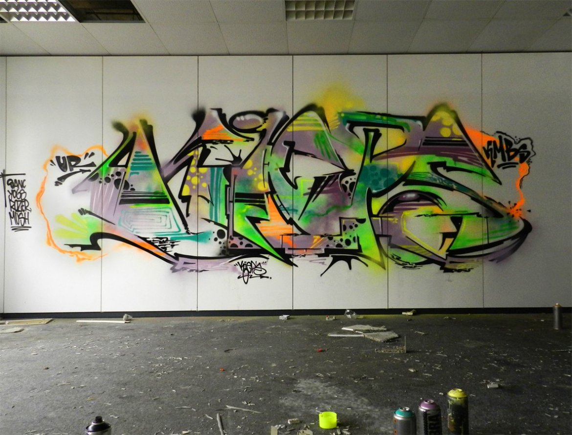 Graffiti Wall - Photo by CityImKopp - Kieps (2014)
