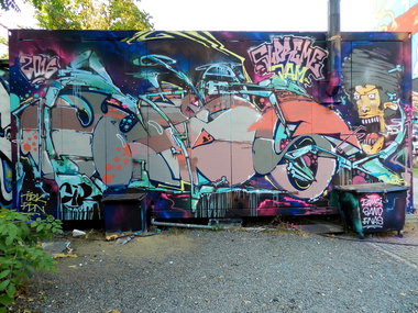 Graffiti Wall - Photo by CityImKopp - Dresden (2016)