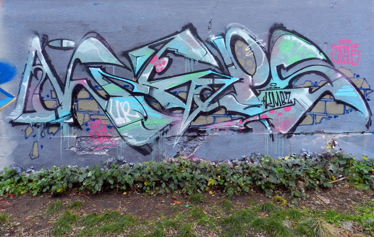Graffiti Wall - Photo by CityImKopp - kieps, dresden (2015)