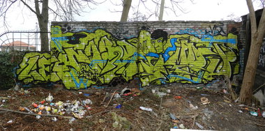 Graffiti Wall - Photo by CityImKopp - Dresden