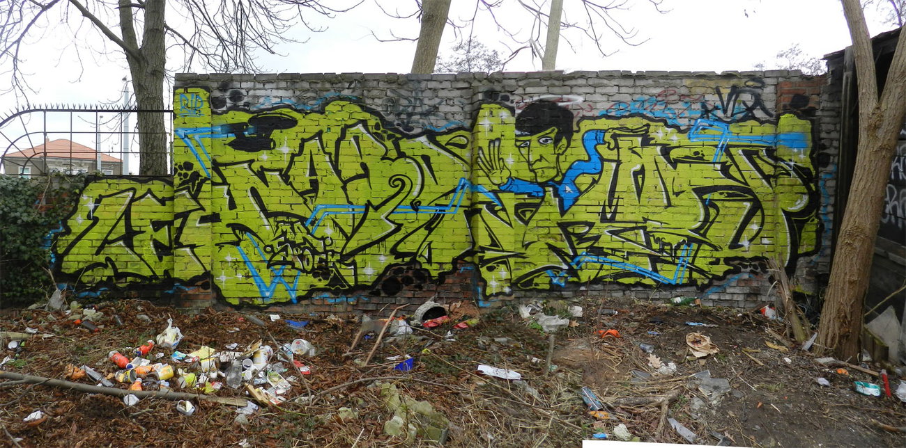 Graffiti Wall - Photo by CityImKopp - Dresden