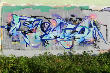 Graffiti Wall - Photo by CityImKopp - ergo, cik, kmbs (2014)