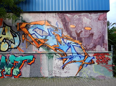 Graffiti Wall - Photo by CityImKopp - dresden, cik, artourette (2015)