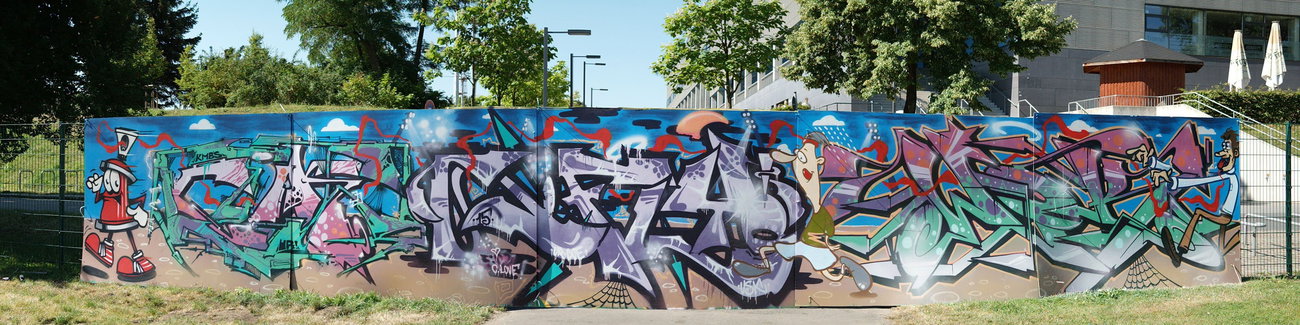 Graffiti Wall - Photo by CityImKopp - dresden, cik, s-fly (2015)