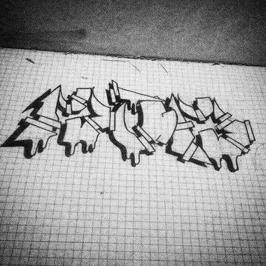 Graffiti Sketch in Kielce - Photo by CkEmode - modtmc (2016)