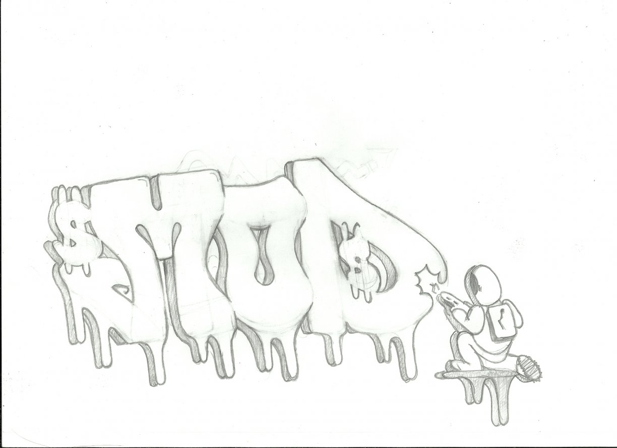 Graffiti Sketch in Kielce - Photo by CkEmode - Mod, Emode, Kielce (2014)