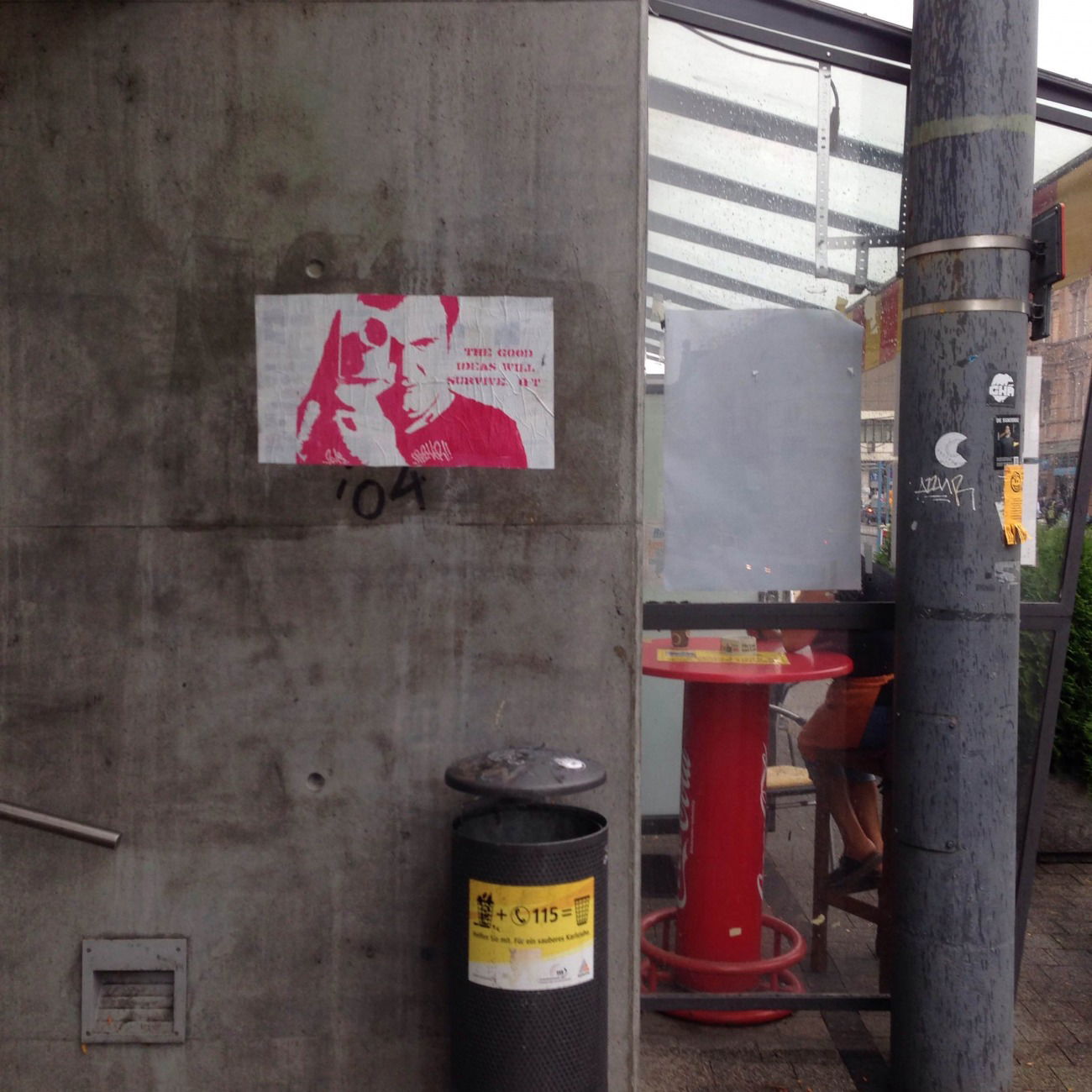 Graffiti Street Art in Karlsruhe - Photo by Cloudwalker - quentin, tarantino (2015)