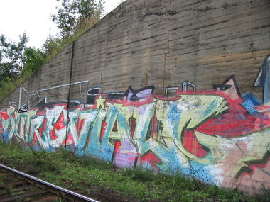 Graffiti Wall - Photo by Cluiv (2007)